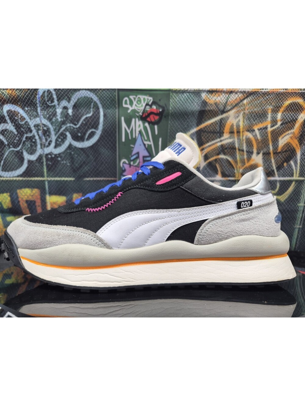 PUMA Style Rider Play On - Black Gray Violet 2020 mens Size 12M